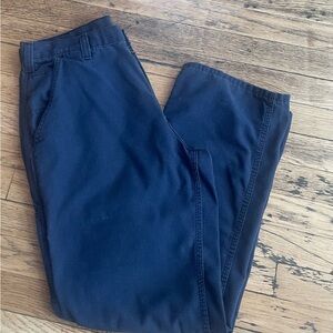 Carhartt Men's Dark Blue Work Pants, 32x32